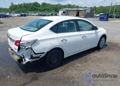 2013 Nissan Sentra S из США, поврежденный, VIN 3N1AB7AP5DL613679